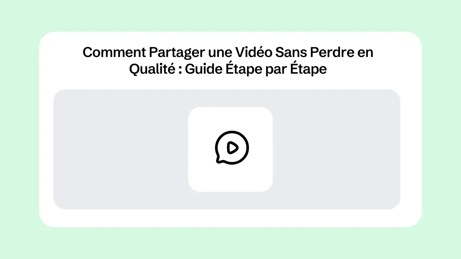 Comment Partager une Vidéo Sans Perdre en Qualité : Guide Étape par Étape