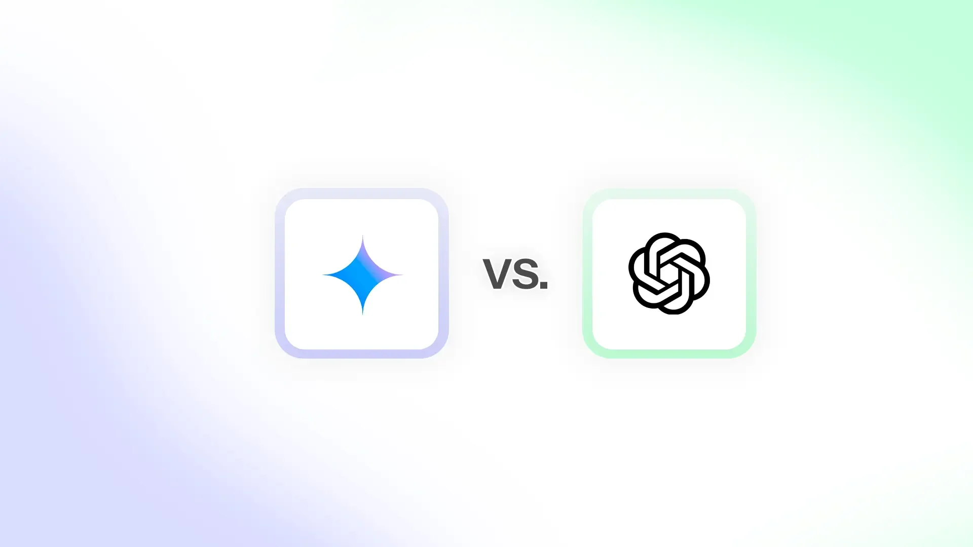 Logo de Gemini contre logo de ChatGPT