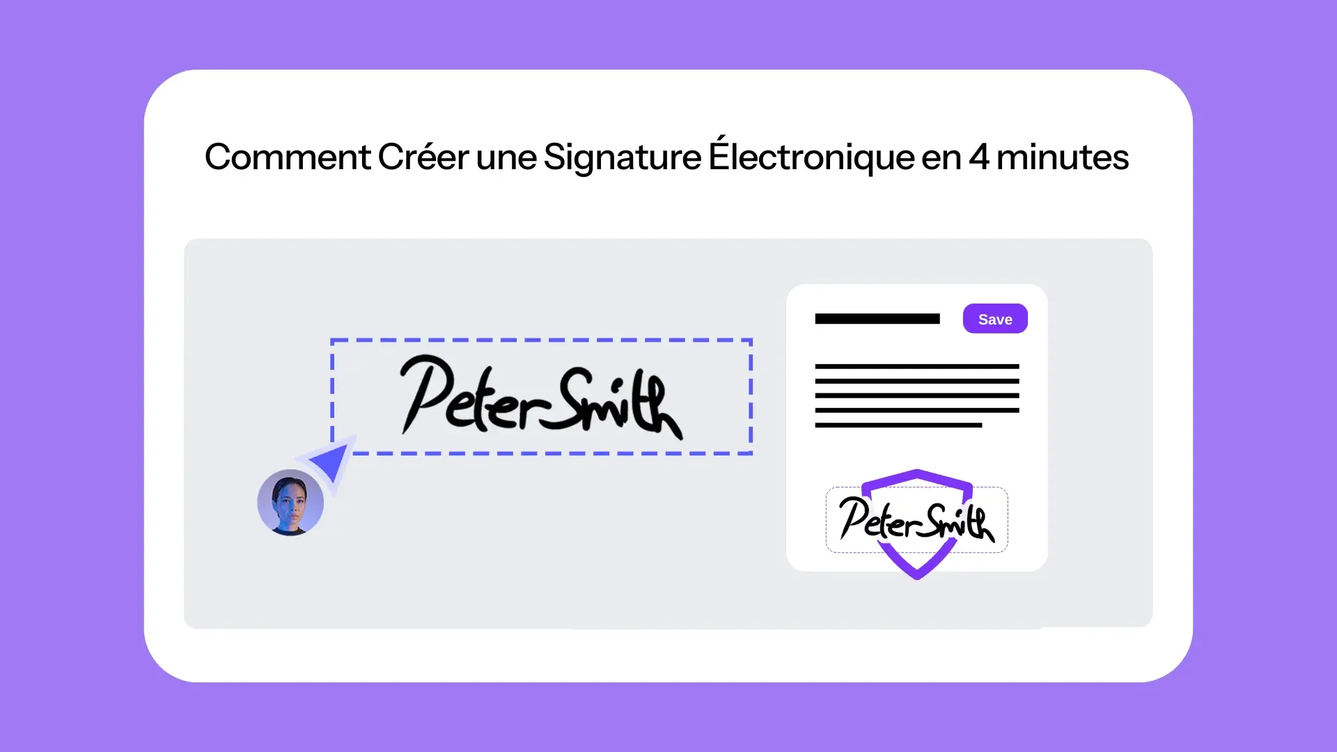 Comment créer une signature électronique en 4 minutes, avec une signature manuscrite apposée sur un document